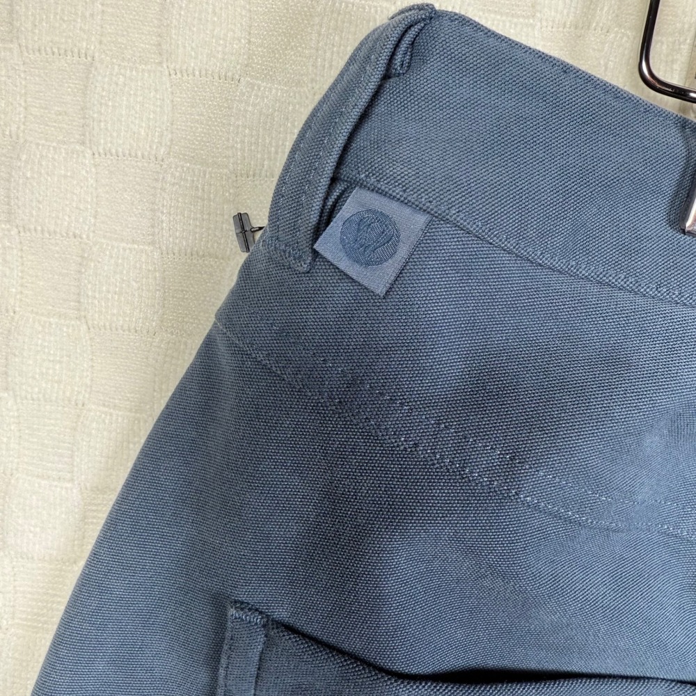 Lululemon ABC Relaxed-Fit Pants Warpstreme Utility Blue Size 34x26 Blue Men - Picture 3 of 7